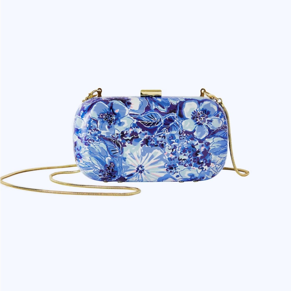 Lilly Pulitzer Coastal Blue Clutch
